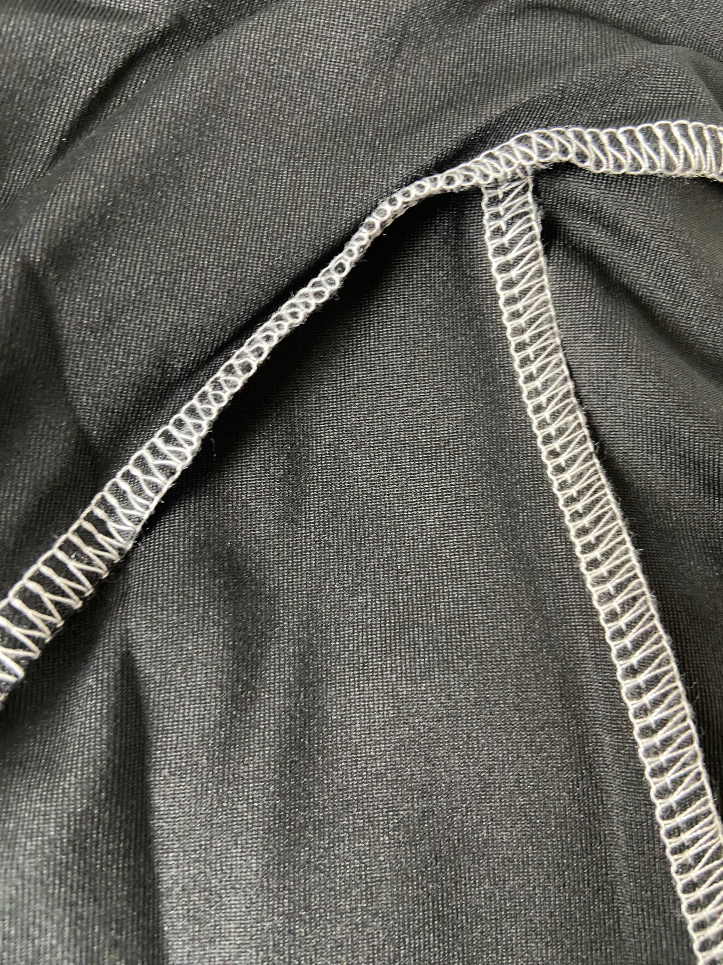 Women's Casual Skinny Sporty Stretch Leggings- Black/ White- Polyester/ Spandex- Baebekillinem Boutique