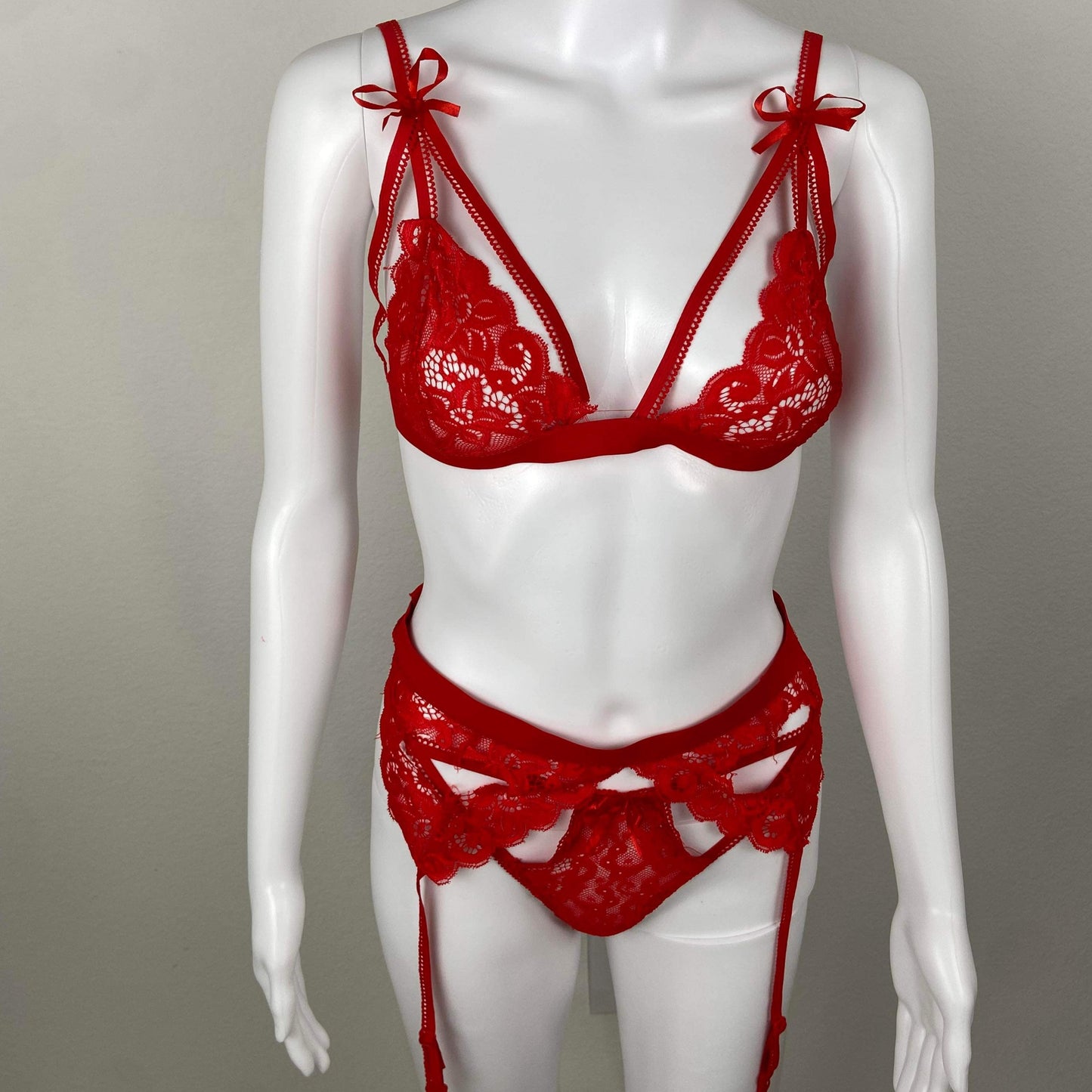Women's Heartbreaker Lingerie Set - BaeBekillinem Boutique- Polyester- black/ red/ white- valentine- anniversary- christmas- wedding- sexy