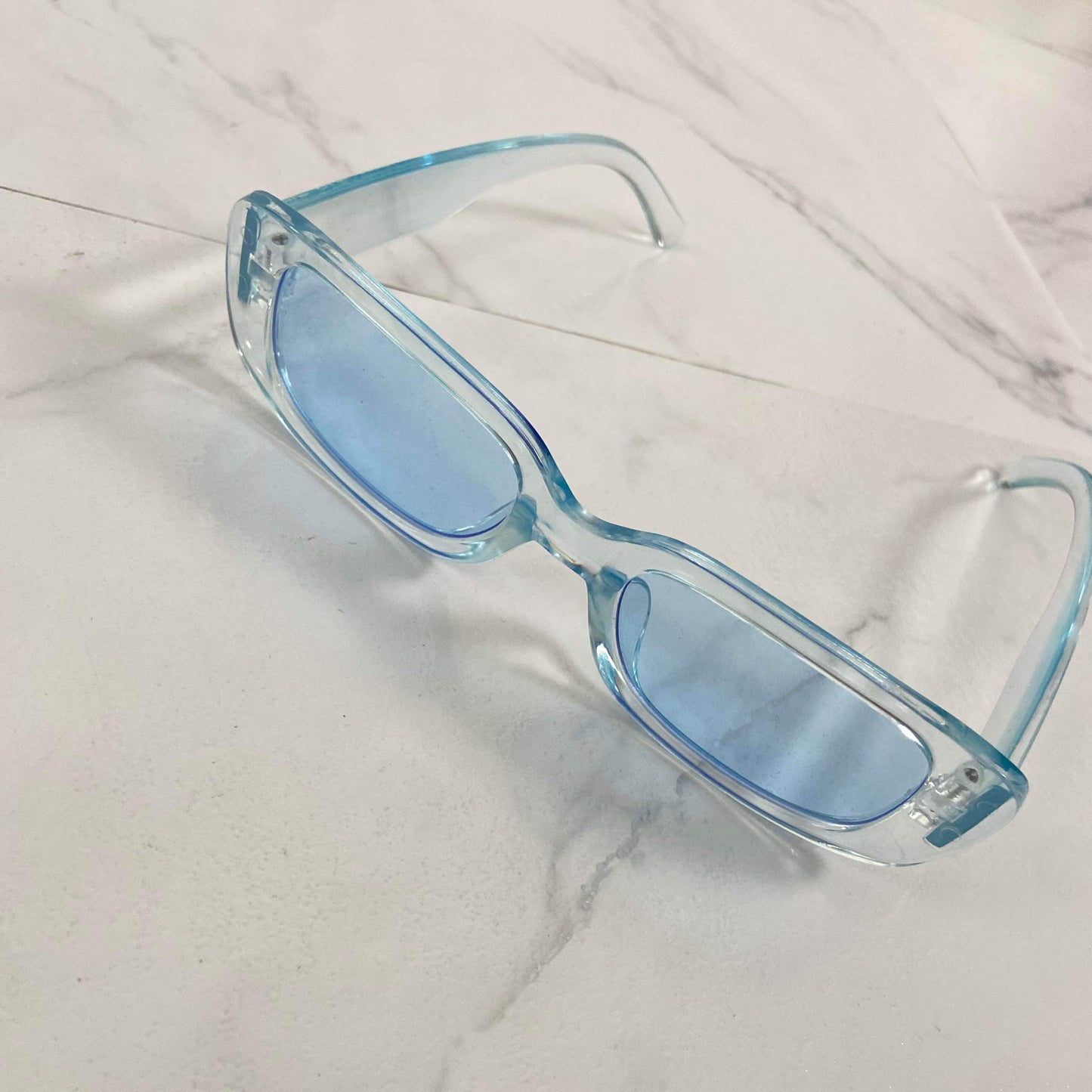 Women's Clear Candy Sunglasses- Pink/ Orange/ Blue/ Green- Plastic/ Polycarbonate- Baebekillinem Boutique- it girl- doja cat- nicki minaj- city girls- megan- kardashian- party- accessories- glasses- spring- summer