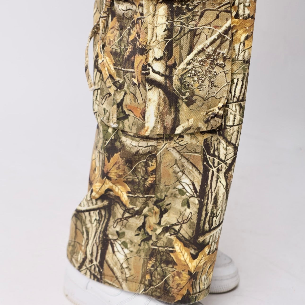 Real Camo Cargo Pants- baebekillinem Boutique- Real tree camouflage white/grey & Tan-/brown
