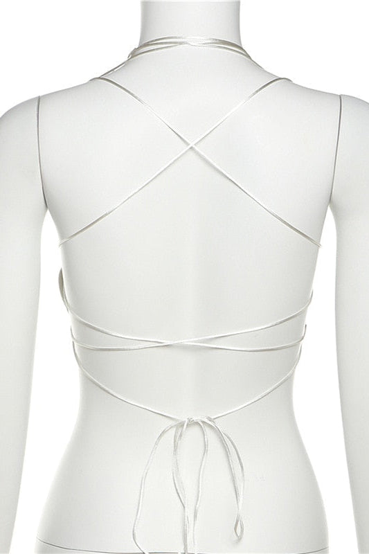 Women's Trojan Asymmetrical Metallic Top - BaeBekillinem Boutique- Pu leather/ Polyester- Silver-breastplate