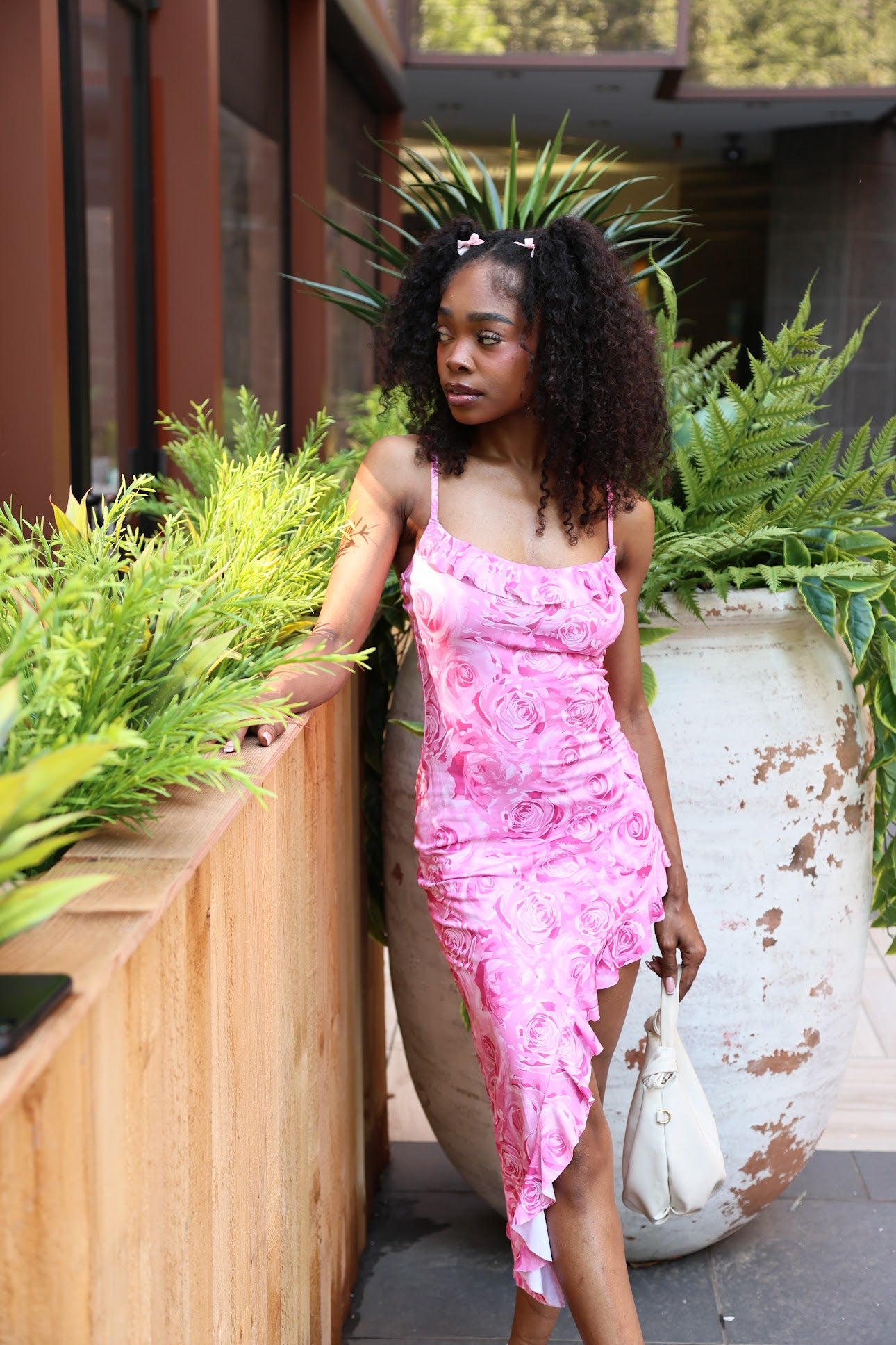 Sexy Asymmetrical Ruffle Party Dress
