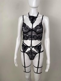 Women's -Lacey -Lingerie-set - BaeBekillinem Boutique- Polyester- Black- white- anniversary- wedding- valentine- christmas- 