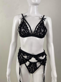 Women's Heartbreaker Lingerie Set - BaeBekillinem Boutique- Polyester- black/ red/ white- valentine- anniversary- christmas- wedding- sexy